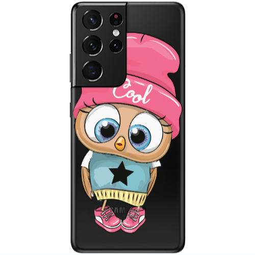 Samsung S21 Ultra Cool Star Transparent Silicone TPU Θήκη
