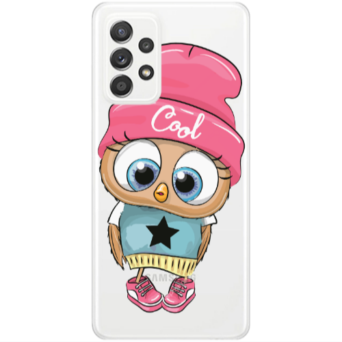 Samsung A53 Cool Star Transparent Silicone TPU Θήκη