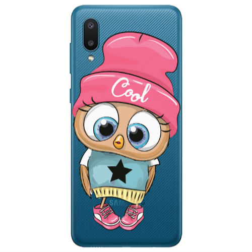 Samsung A02 Cool Star Transparent Silicone TPU Θήκη
