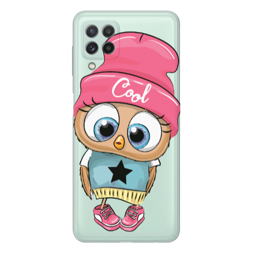Samsung A22 4G Cool Star Transparent Silicone TPU Θήκη