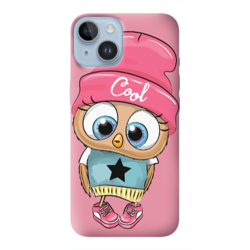 Apple iPhone 14  Cool Star Pink Colored Silicone TPU Θήκη