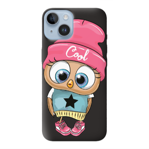 Apple iPhone 14 Plus Cool Star Black Colored Silicone TPU Θήκη