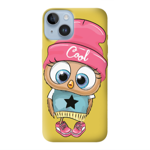 Apple iPhone 14 Plus Cool Star Yellow Colored Silicone TPU Θήκη