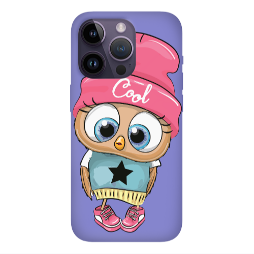 Apple iPhone 14 Pro  Cool Star Purple Colored Silicone TPU Θήκη