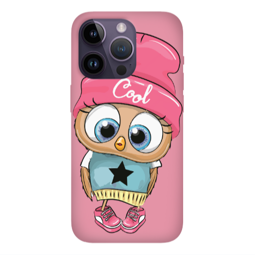 Apple iPhone 14 Pro  Cool Star Pink Colored Silicone TPU Θήκη