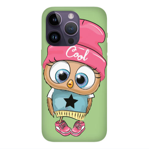 Apple iPhone 14 Pro Max Cool Star Light Green Colored Silicone TPU Θήκη