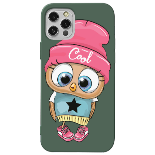 Apple iPhone 13 Pro Cool Star Dark Green Colored Silicone TPU Θήκη