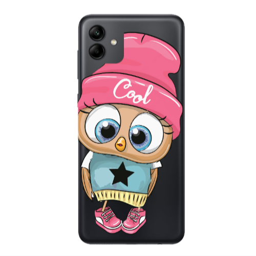 Samsung A04 Cool Star Transparent Silicone TPU Θήκη