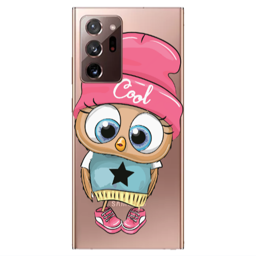 Samsung Note 20 Ultra Cool Star Transparent Silicone TPU Θήκη