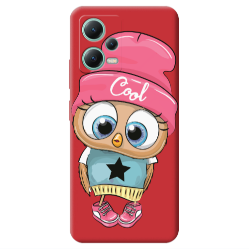 Xiaomi Redmi Note 12 Pro 5G Cool Star Red Colored Silicone TPU Θήκη