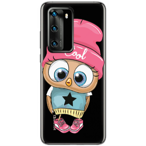 Huawei P40 Cool Star Transparent Silicone TPU Θήκη
