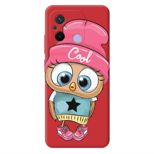 Xiaomi Redmi 12C Cool Star Red Colored Silicone TPU Θήκη