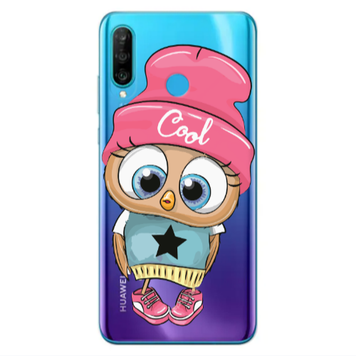 Huawei P30 Lite Cool Star Transparent Silicone TPU Θήκη
