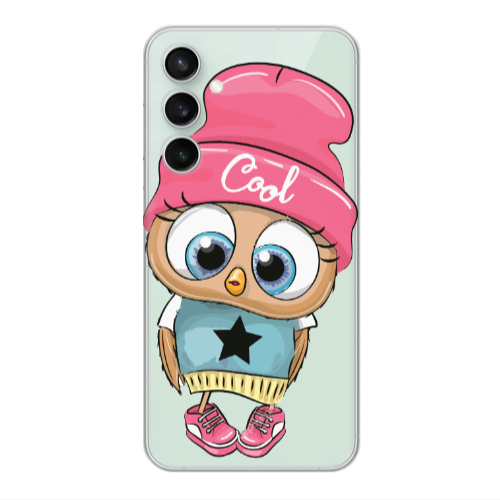 Samsung S23FE Cool Star Transparent Silicone TPU Θήκη