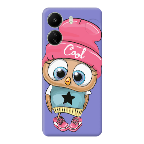 Xiaomi Redmi 13C Cool Star Purple Colored Silicone TPU Θήκη