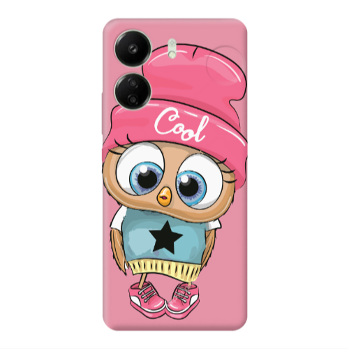 Xiaomi Redmi 13C Cool Star Pink Colored Silicone TPU Θήκη