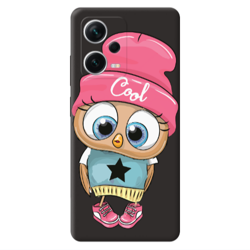 Xiaomi Poco X5 Cool Star Black Colored Silicone TPU Θήκη