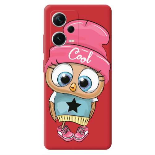Xiaomi Poco X5 Cool Star Red Colored Silicone TPU Θήκη