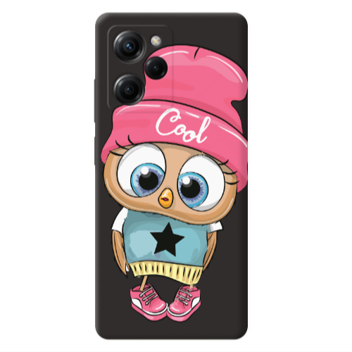 Xiaomi Poco X5 Pro Cool Star Black Colored Silicone TPU Θήκη