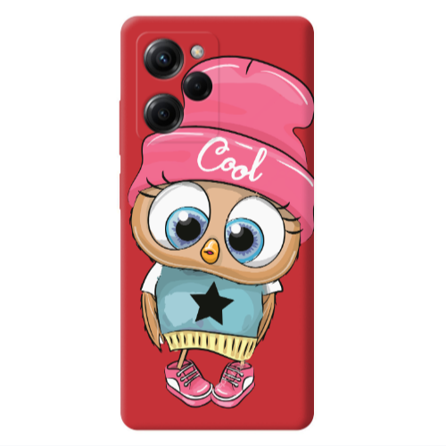 Xiaomi Poco X5 Pro Cool Star Red Colored Silicone TPU Θήκη