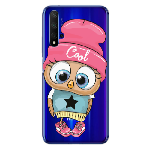Huawei Nova 5 T Cool Star Transparent Silicone TPU Θήκη