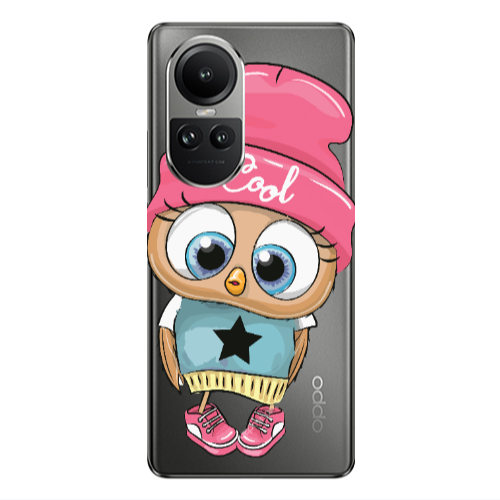 Oppo Reno10 5G Cool Star Transparent Silicone TPU Θήκη