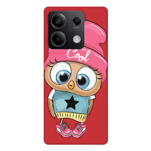 Xiaomi Redmi Note 13 5G Cool Star Red Colored Silicone TPU Θήκη