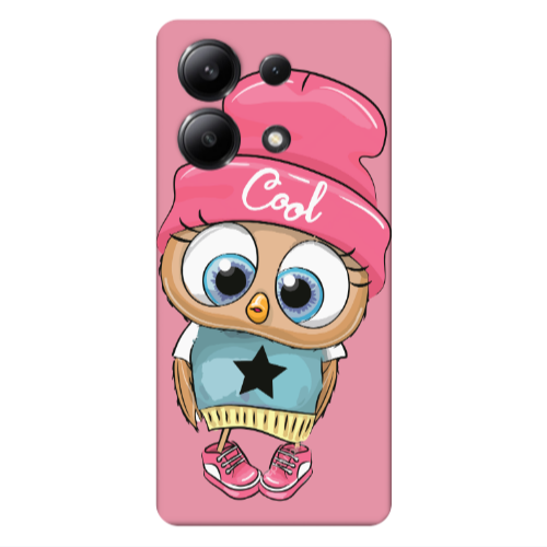 Xiaomi Redmi Note 13 4G Cool Star Pink Colored Silicone TPU Θήκη