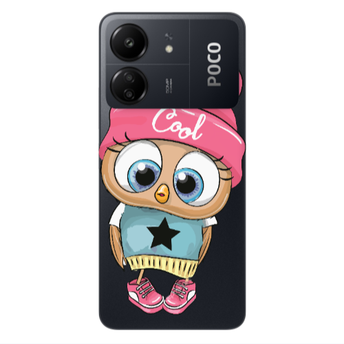 Xiaomi Poco C65 Cool Star Transparent Silicone TPU Θήκη