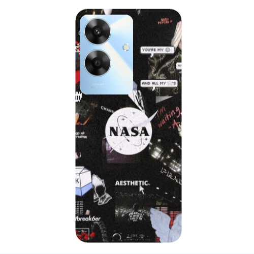 Realme Note 60 Heartbreak Transparent Silicone TPU Θήκη