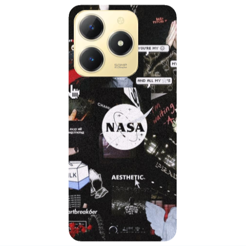 Realme C61 Heartbreak Transparent Silicone TPU Θήκη
