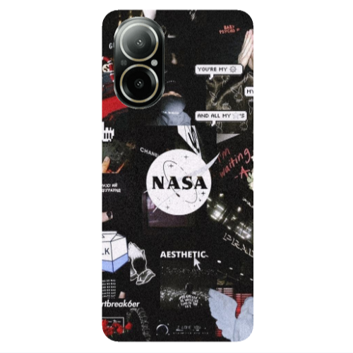 Realme C67 Heartbreak Transparent Silicone TPU Θήκη