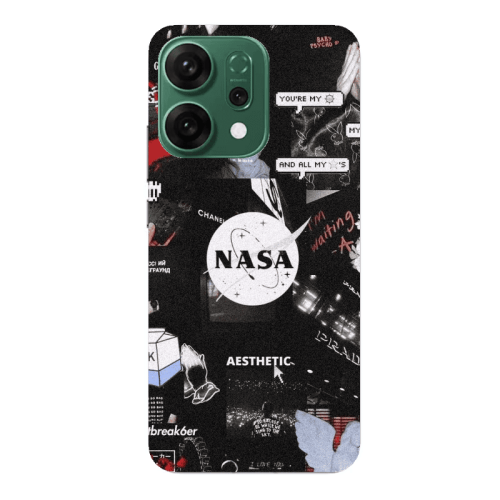 Oppo RENO 14 Heartbreak Transparent Silicone TPU Θήκη