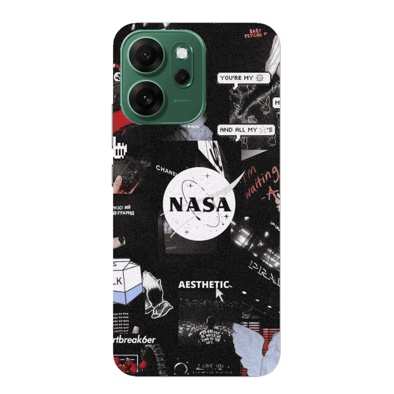 Oppo 14 F Heartbreak Transparent Silicone TPU Θήκη