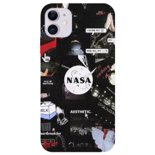 Apple iPhone 11  Heartbreak Transparent Silicone TPU Θήκη