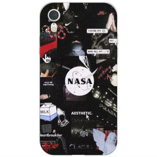 Apple iPhone Xr Heartbreak Transparent Silicone TPU Θήκη