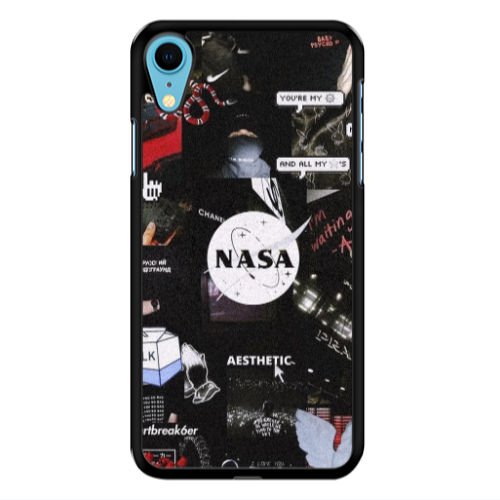 Apple iPhone Xr Heartbreak Black Glossy Θήκη