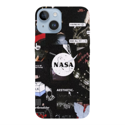 Apple iPhone 14  Heartbreak Transparent Silicone TPU Θήκη