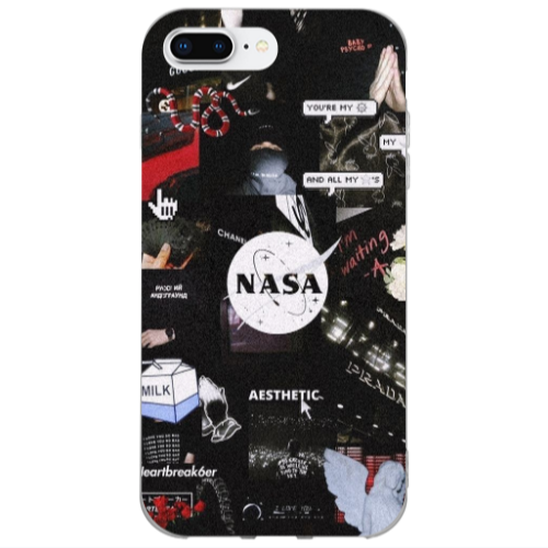 Apple iPhone 7 Plus Heartbreak Transparent Silicone TPU Θήκη