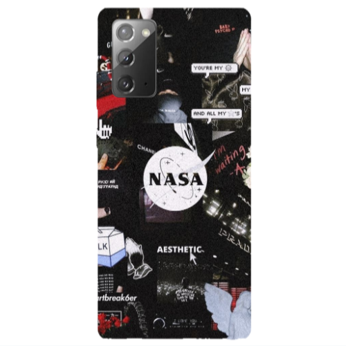 Samsung Note 20 Heartbreak Transparent Silicone TPU Θήκη