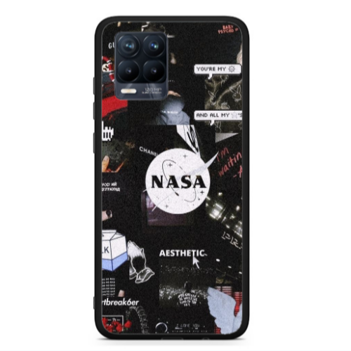 Realme 8  Heartbreak Black Glossy Θήκη