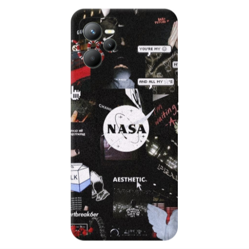 Realme C35 Heartbreak Transparent Silicone TPU Θήκη