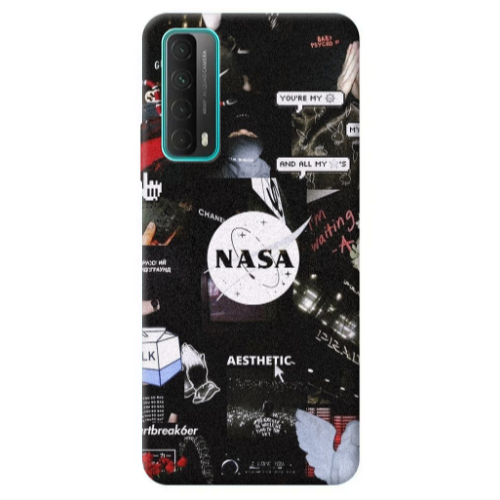 Huawei P Smart 2021 Heartbreak Transparent Silicone TPU Θήκη