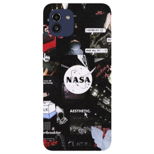 Samsung A03 Heartbreak Transparent Silicone TPU Θήκη