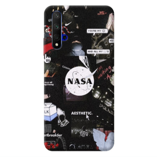 Huawei Nova 5 T Heartbreak Transparent Silicone TPU Θήκη