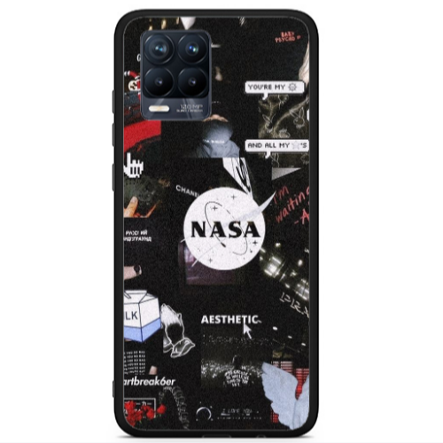 Realme 8 i Heartbreak Black Glossy Θήκη