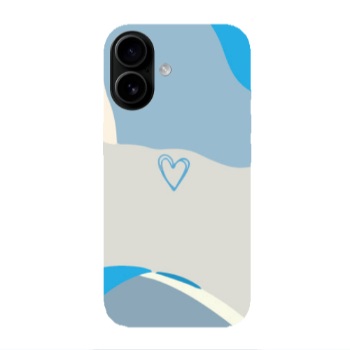 Apple Iphone 16 plus Mini Heart Transparent Silicone TPU Θήκη