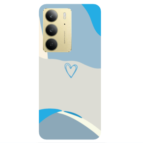 Realme C 75 Mini Heart Transparent Silicone TPU Θήκη
