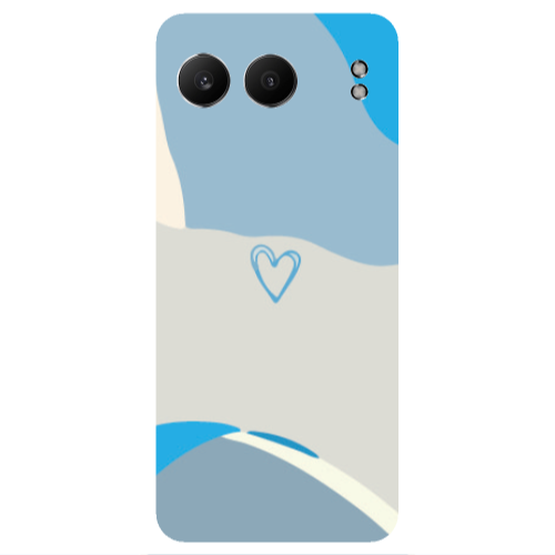 Oneplus Nord 4 Mini Heart Transparent Silicone TPU Θήκη