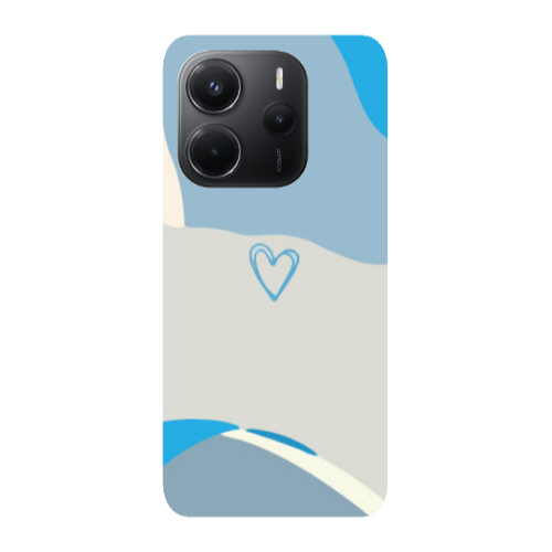 Xiaomi Redmi Note 14 Mini Heart Transparent Silicone TPU Θήκη